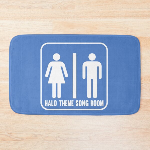 Item preview, Halo Theme Song Bathroom Meme designed and sold by Daytone.