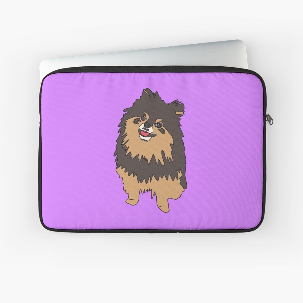 Pomeranian Phone Case Wallet - Tan