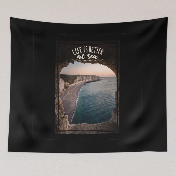 Item preview, Life is better at Sea designed and sold by Schmuddelshirt.