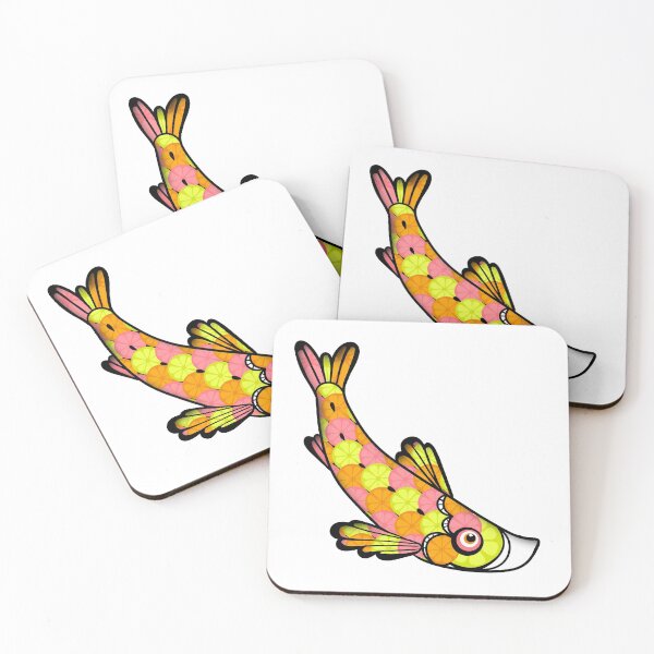 Item preview, Citrus koi fish, koinobori style designed and sold by Marie-Sophie Germain.