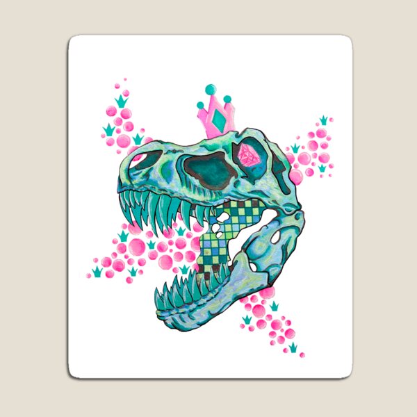 Item preview, Princesa Power Trex Skull designed and sold by KaliDinosaur.