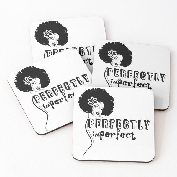 Item preview, perfectly imperfect womens inspirational quote designed and sold by GoodyLeo.