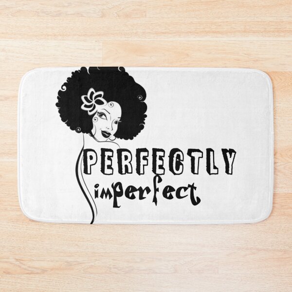 Item preview, perfectly imperfect womens inspirational quote designed and sold by GoodyLeo.