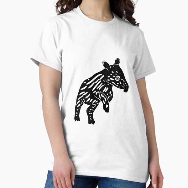 Vista previa del artículo con la obra «Saltar tapir bebé», diseñado y vendido por Marie-Sophie Germain.