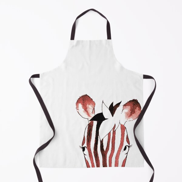 Item preview, Red Watercolour Zebra designed and sold by Blank Expectations.