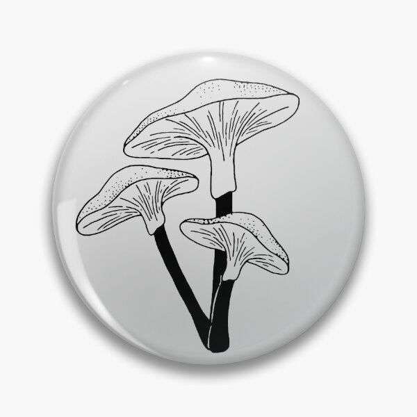 Item preview, Mushroom pattern white grey designed and sold by Odettje.