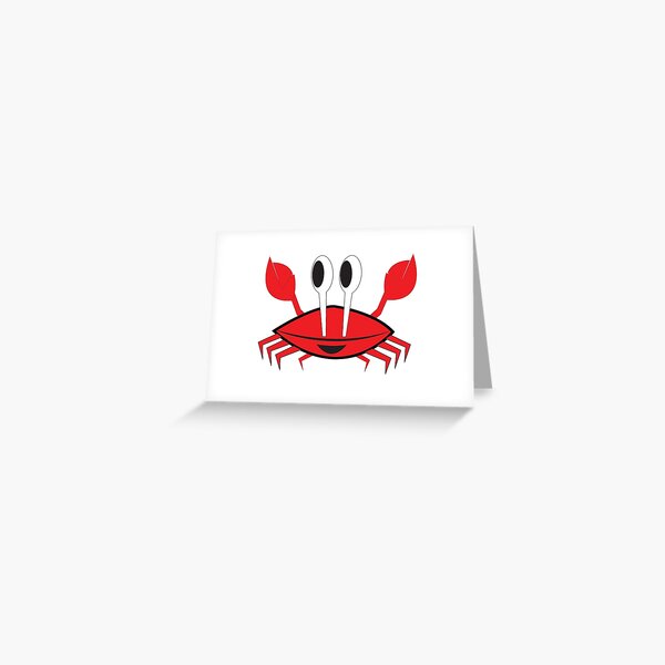 Zoe the crab - Paco Greeting Card