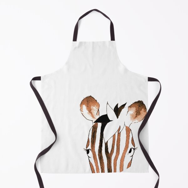 Item preview, Orange Watercolour Zebra designed and sold by Blank Expectations.