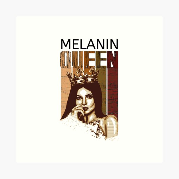 Item preview, melanin queen T-Shirt designed and sold by TopDesignArt.
