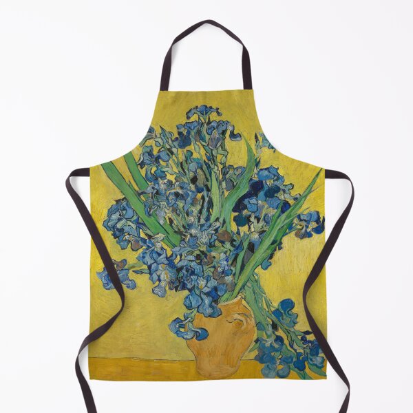 Item preview, Vincent Van Gogh - Still Life, Vase with Irises Against a Yellow Background designed and sold by NewNomads.