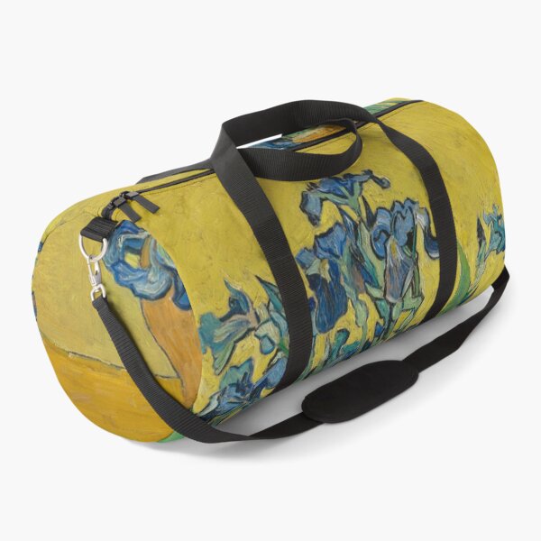 Item preview, Vincent Van Gogh - Still Life, Vase with Irises Against a Yellow Background designed and sold by NewNomads.