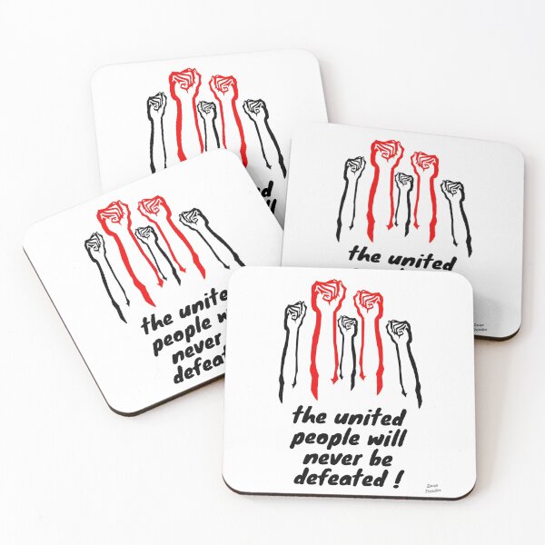Item preview, The united people will never be defeated designed and sold by designprojets.