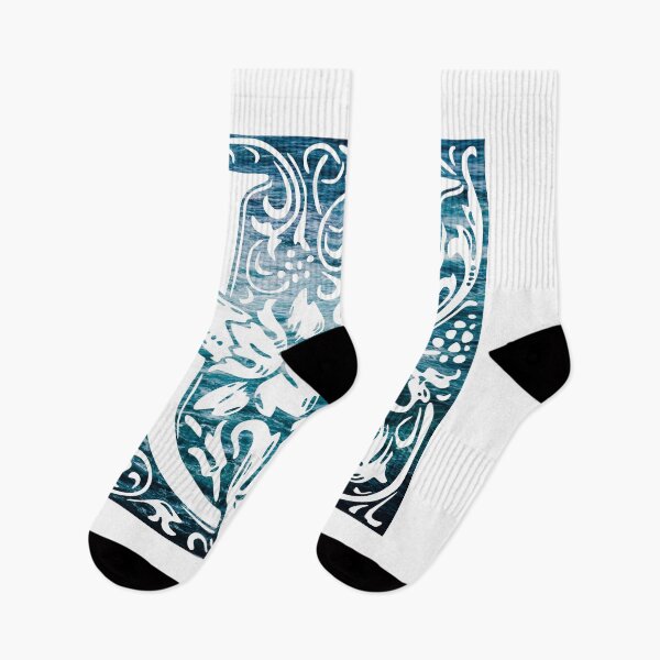 Item preview, The Letter U Ocean Waves  designed and sold by yacine12353.