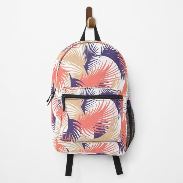 Item preview, dark and blue palms,banana pink Tropical Palm pattern designed and sold by ELmezz.