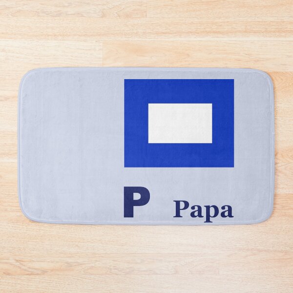Item preview, P PAPA international maritime signals designed and sold by AlbertoRuiZ.