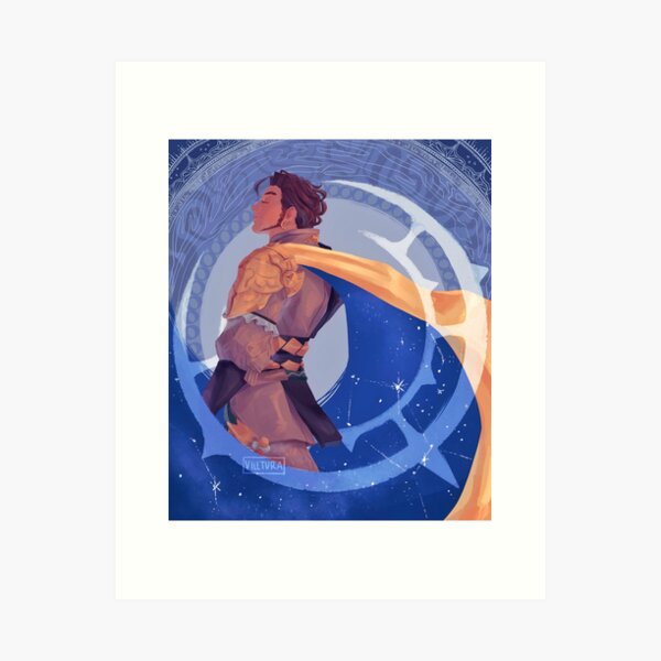 24th of the Blue Sea Moon Art Print