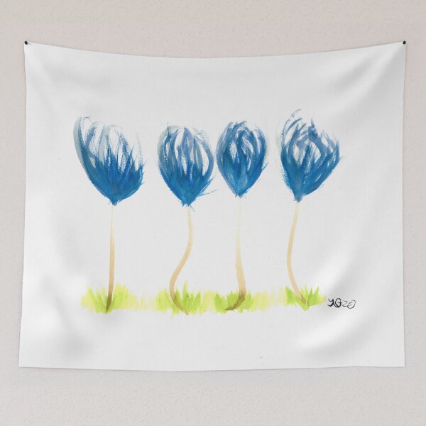 Item preview, Blue tree designed and sold by lion-house.
