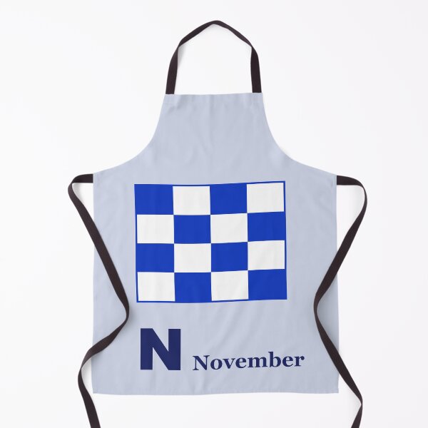 Item preview, N NOVEMBER international maritime signals designed and sold by AlbertoRuiZ.