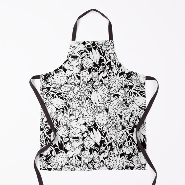 Item preview, Black and white Jungle pattern designed and sold by quixoticmonkey.