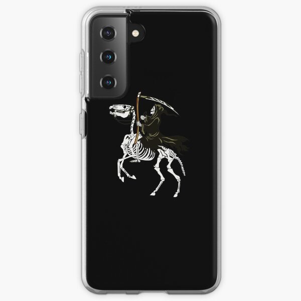 grim reaper halloween shirt skeleton halloween costume halloween outfit pocket shirt halloween grim reaper skull grim reaper shirt front pocket shirt hooded grim reaper Samsung Galaxy Soft Case
