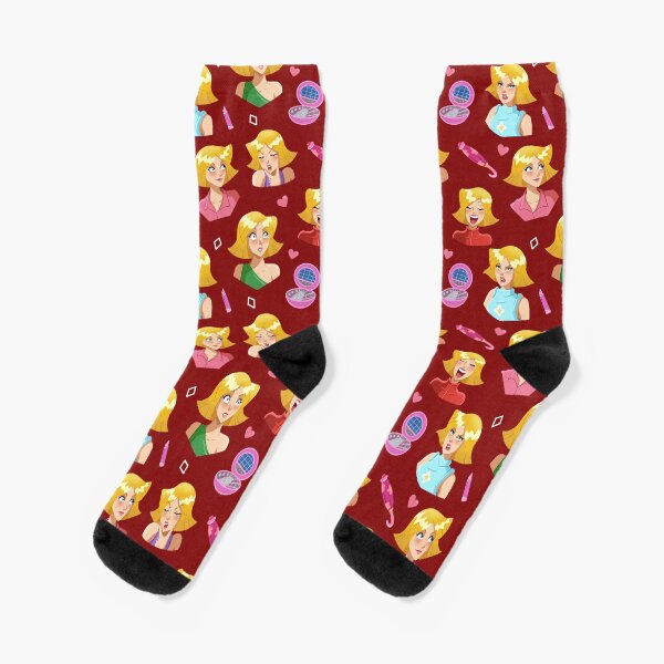 Item preview, Totally Spies Clover Pattern (Red) designed and sold by beckyjenksart.