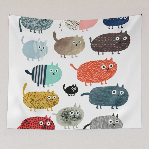 Item preview, Patterned Cats designed and sold by fudgecream.