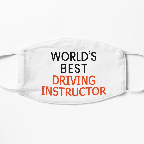 El mejor instructor de manejo del mundo Mascarilla plana