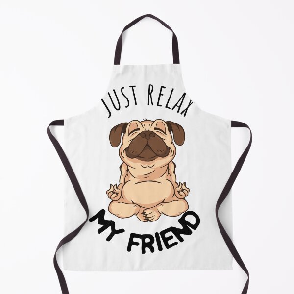 Item preview, relaxing yoga pug designed and sold by pirminio.