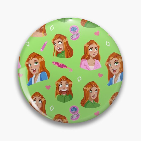 Item preview, Totally Spies Sam Pattern (Green) designed and sold by beckyjenksart.