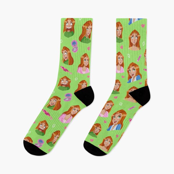 Aperçu de l'œuvre Motif Sam Totally Spies (vert) créée et vendue par b_art.