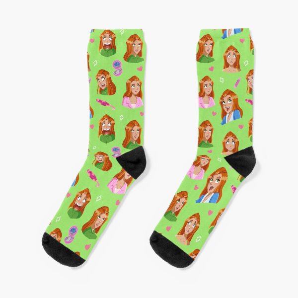 Aperçu de l'œuvre Motif Sam Totally Spies (vert) créée et vendue par beckyjenksart.