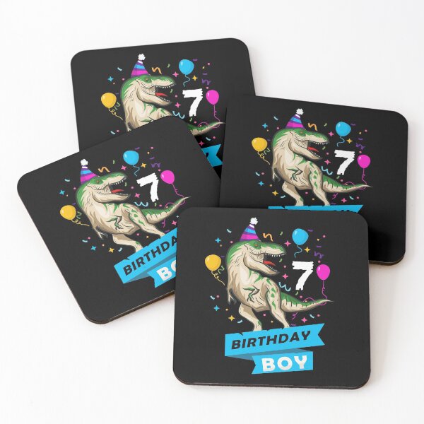 Item preview,  It's My 7th Seventh Birthday T-Shirt 7th Birthday Boy T Rex Dinosaur T Shirt designed and sold by shokA Design.