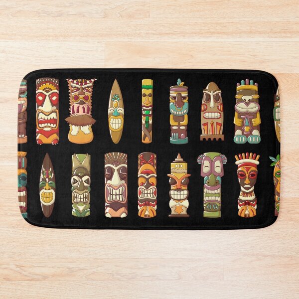 Item preview, Hawaiian Tiki Mask Idols designed and sold by Vector Scout Lab.