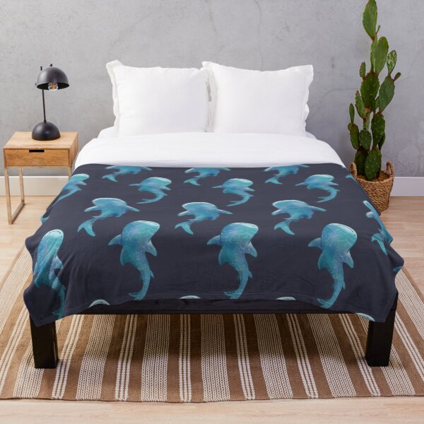 Item preview, Wavy Cute Whale Shark Swimming designed and sold by SwaDesign.