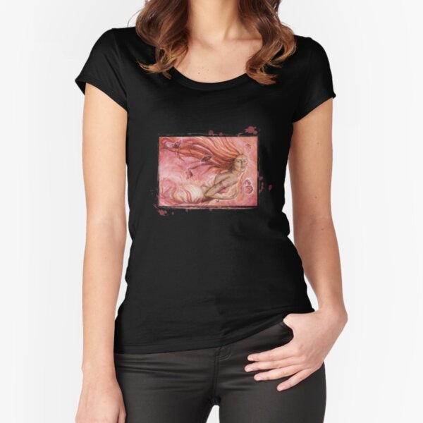 Goddess of Transformation Fitted Scoop T-Shirt