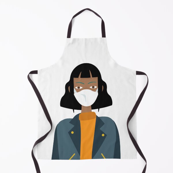 Item preview, Girl Wearing a Mask - Coronavirus Pandemic designed and sold by flying-flamingo.