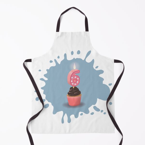 Item preview, Happy 6 birthday number 6 muffin six years birthday card designed and sold by Urosek.