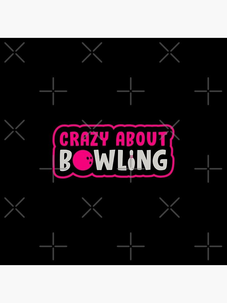 "Bowling Women Ladies Bowling Bowler Gift Idea" Pin for Sale by