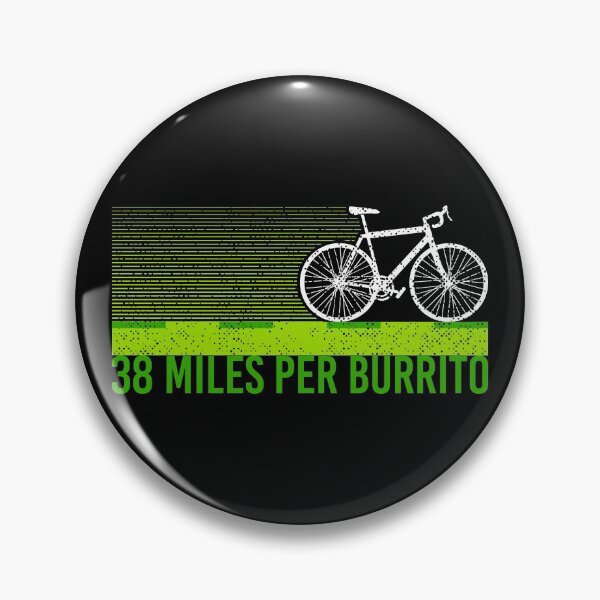 Item preview, CYCLING: 38 Miles Per Burrito designed and sold by Sandra78.