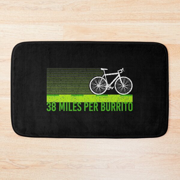 Item preview, CYCLING: 38 Miles Per Burrito designed and sold by Sandra78.