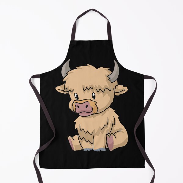 Item preview, Scottish Highland Cow Messy Hair Cute Cow designed and sold by DSWShirts.