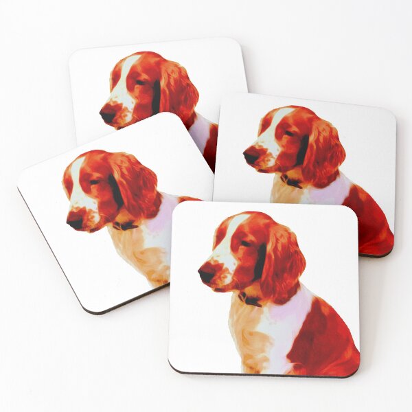 Item preview, Welsh Springer Spaniel Art designed and sold by Karen Harding Art and Illustration .