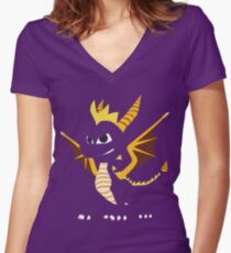 Spyro the Dragon Women's Fitted V-Neck T-Shirt