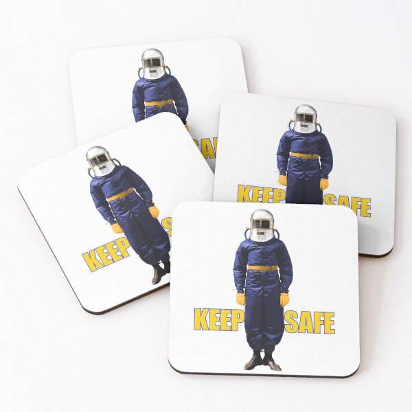 Item preview, Keep Safe: Person In Hazardous Material Suit designed and sold by WhatOdds.