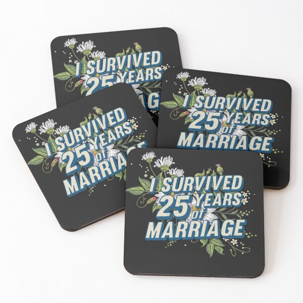 Item preview, I survived 25 years of marriage designed and sold by Cutebutfunny.