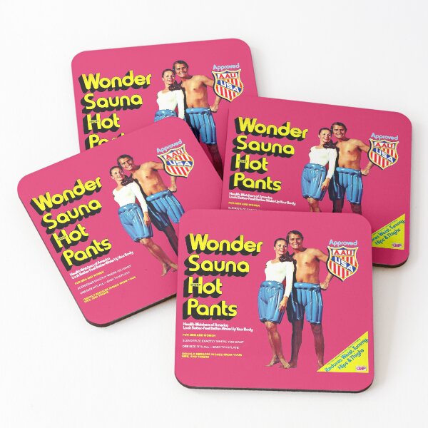 Item preview, WONDER SAUNA HOT PANTS designed and sold by ThrowbackAds.