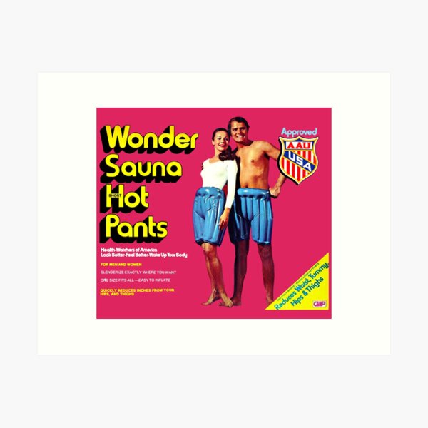 WONDER SAUNA HOT PANTS Photographic Print for Sale by ThrowbackAds