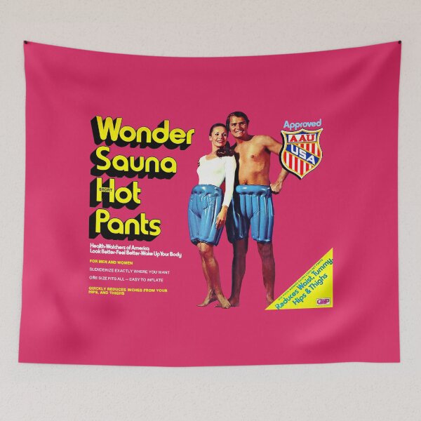 Item preview, WONDER SAUNA HOT PANTS designed and sold by ThrowbackAds.