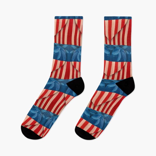 Item preview, ONE BİG HEART İN RED WHITE AND BLUE designed and sold by mister-john.