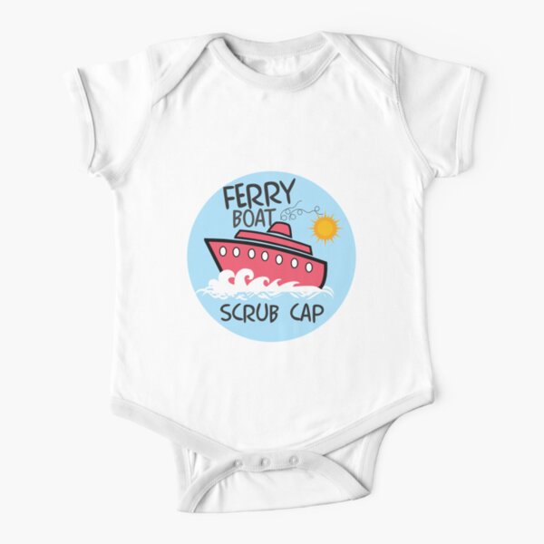 Ferry Boat Scrub Cap Baby One Piece By 4thcode Redbubble